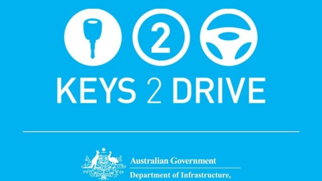 Keys to drive logo